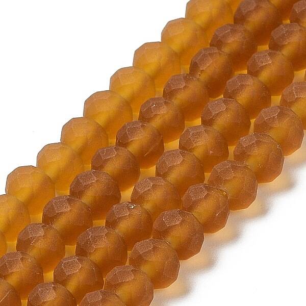 Transparent Glass Beads Strands
