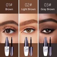 1-2 Pack Waterproof Eyebrow Tint Gel - Smooth Glide, Long-Lasting, Natural Look in Brown Shades - Peel-Off Eye Makeup for Eff...