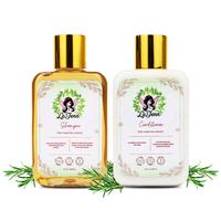 LaJenn Strengthening Anti-Hair Loss Shampoo and Conditioner for Oily and Fragile Hair, with Biotin, Rosemary, and Ginger, 300...