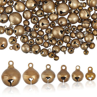 240Pcs 6 Style Brass Pendants