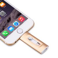 Multi-Application 3 in 1 USB Storage Flash Drive, Portable High Speed USB 3.0 Memory Storage, Durable OTG Flash Drive with Ty...