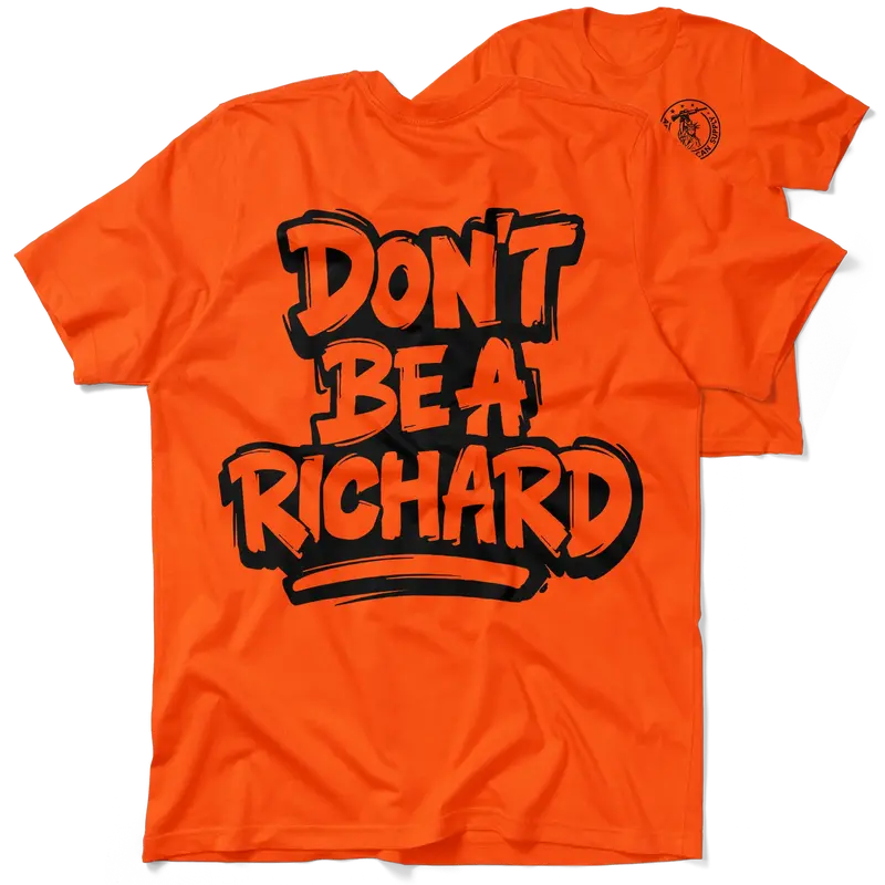 Richard  - Safety Orange T-Shirt