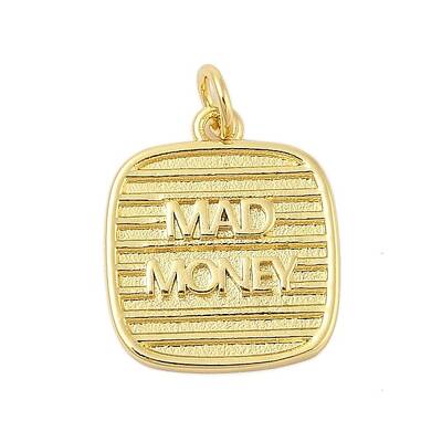 Real 18K Gold Plated Rack Plating Brass Pendants