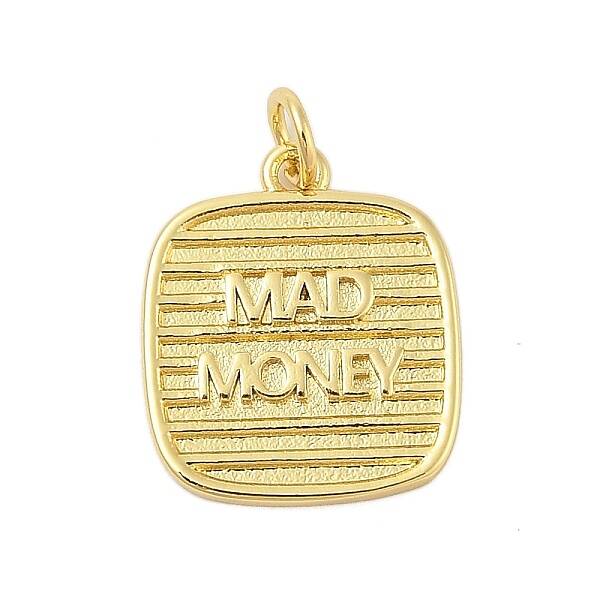 Real 18K Gold Plated Rack Plating Brass Pendants
