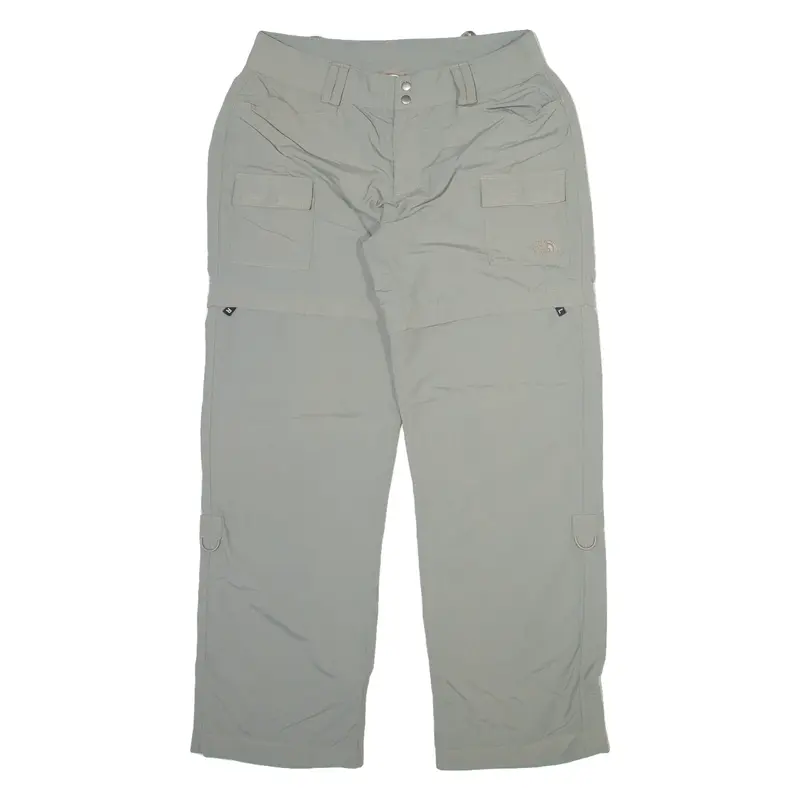 THE NORTH FACE Detachable Legs Womens Trousers Grey Regular Straight W30 L29
