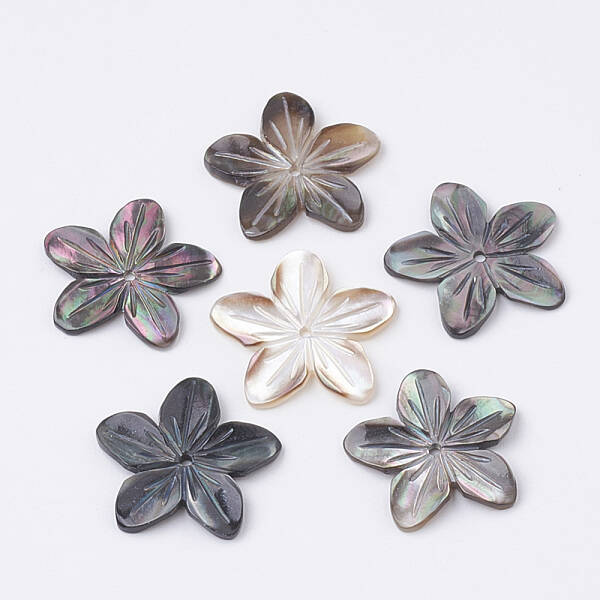 Natural Black Lip Shell Beads
