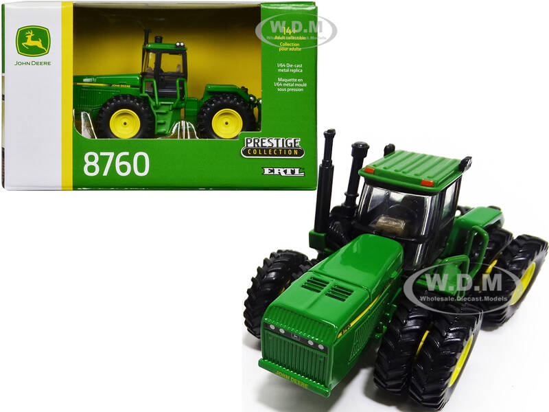 John Deere 8760 Tractor with Dual Wheels Green \