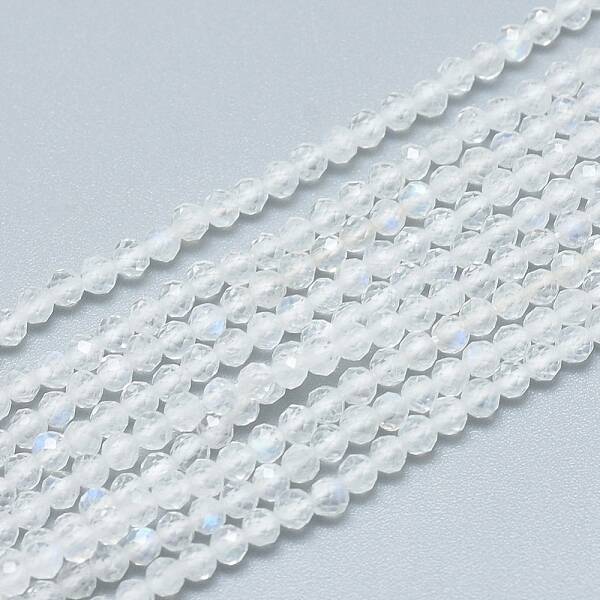Natural Rainbow Moonstone Beads Strands