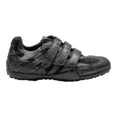 GEOX Sneaker Trainers Black Leather Mens UK 7