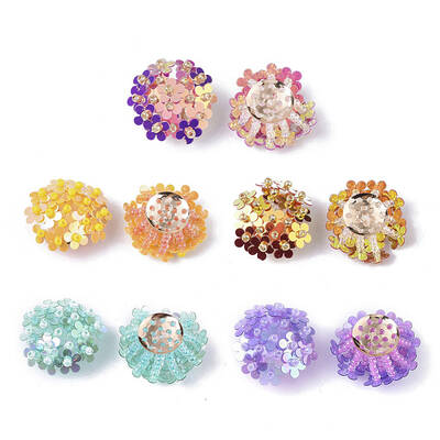 PVC Paillette Cabochons