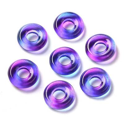 Transparent Glass European Beads