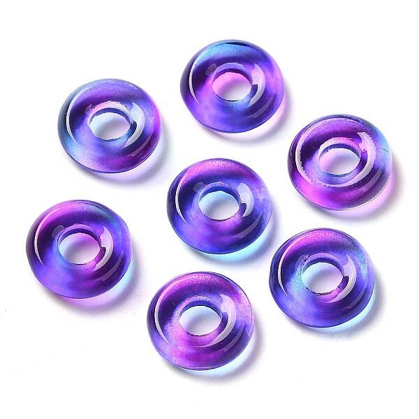 Transparent Glass European Beads