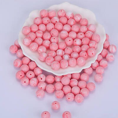 Round Silicone Focal Beads
