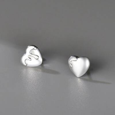 S999 Fine Silver Stud Earrings for Women