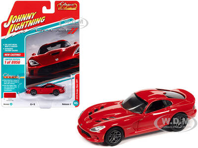 2014 Dodge Viper SRT Adrenaline Red Classic Gold Collection Series Limited Edition to 8956 pieces Worldwide 1/64 Diecast Mo...