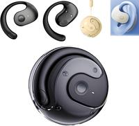 1pcs Earbuds, Bass Stereo Sound, Open-ear Style, HD Voice With Smart Noise Reduction, Sports Headset With Wireless Charging C...
