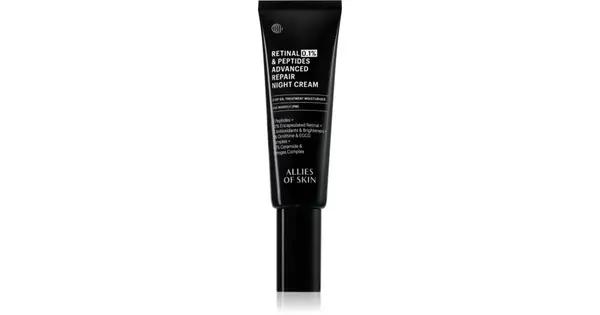 Allies of Skin 0.1% Retinal & Peptides Advanced Repair Revitalizing Night Cream 48 ml