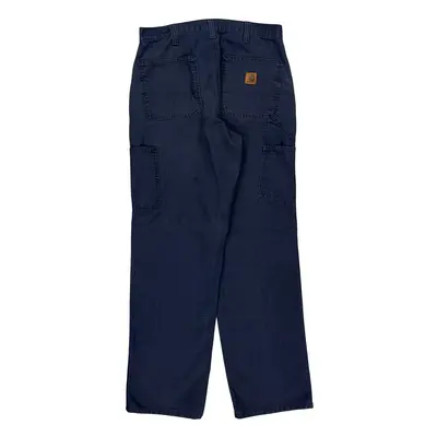 Carhartt Trousers - 31W 34L Blue Cotton Blend