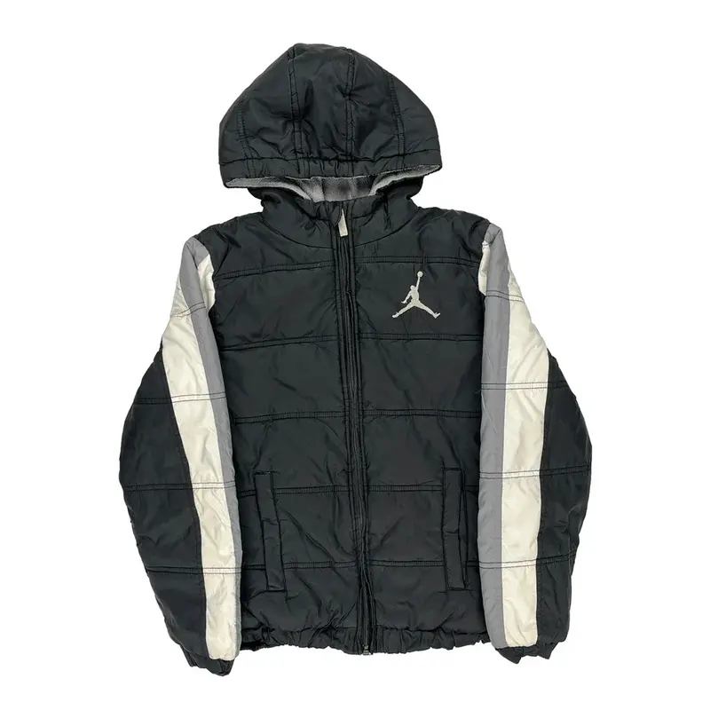Age 10-12 Jordan Puffer - Medium Black Polyester