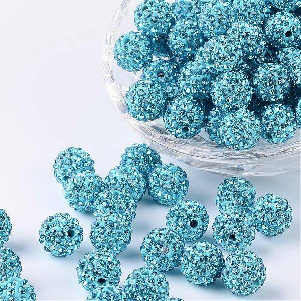 Pave Disco Ball Beads