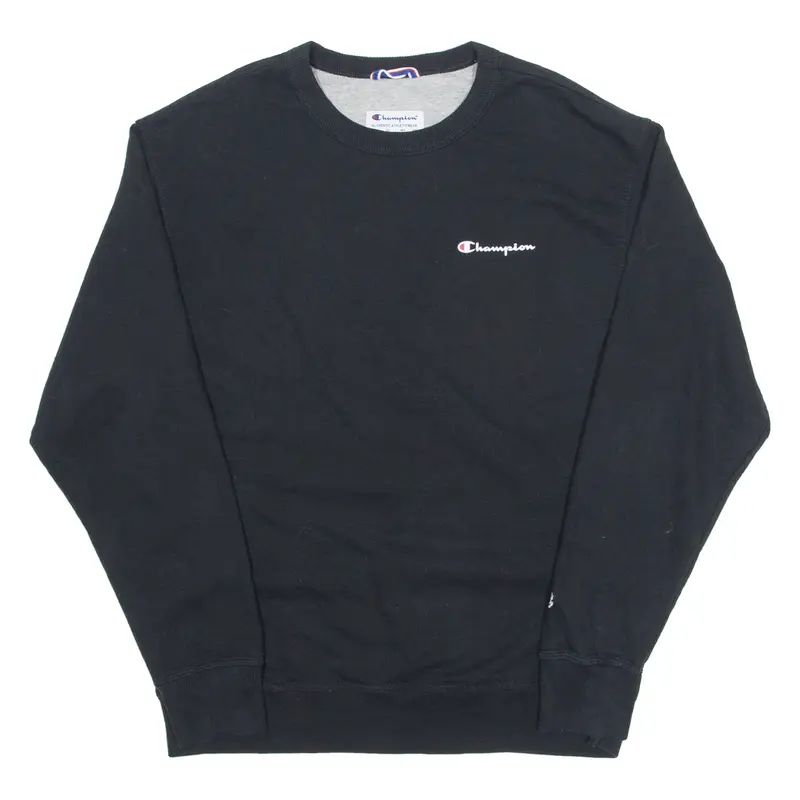 CHAMPION Mens Sweatshirt Black L