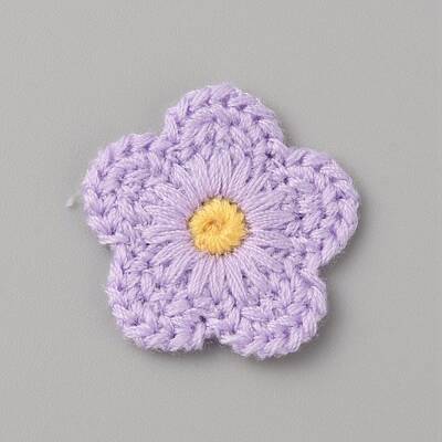 Two Tone Polyester Knitted Ornament Accessories