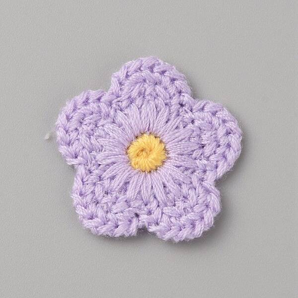Two Tone Polyester Knitted Ornament Accessories