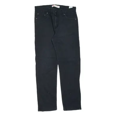 LEVI'S 502 Mens Jeans Black Regular Tapered W34 L28