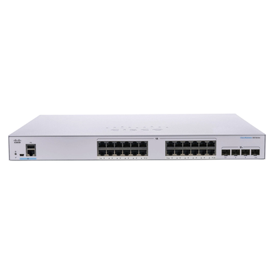CBS350-24T-4X-NA= Cisco CBS350-24T-4X 24-Port 4x SFP+ Port Switch