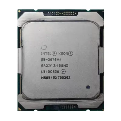 2676-V4 Intel Xeon E5-2676V4 16-Core 2.40GHz 40MB L3 Cache Socket LGA2011-3 Processor