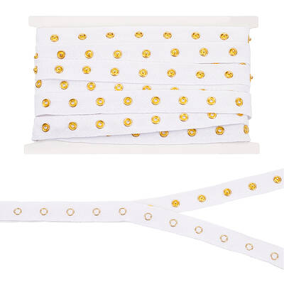 5 Yards 201 Stainless Steel Snap Button Tape