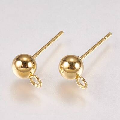 202 Stainless Steel Stud Earring Findings