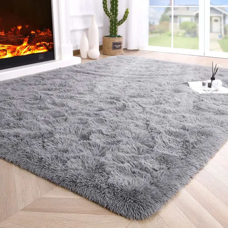 LOCHAS Ultra Soft Indoor Modern Area Non-Slip Rugs Fluffy Living Room Carpets for Children Bedroom Home Decor Nursery Rug