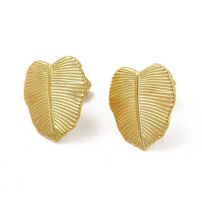 Ion Plating(IP) 304 Stainless Steel Stud Earrings for Women