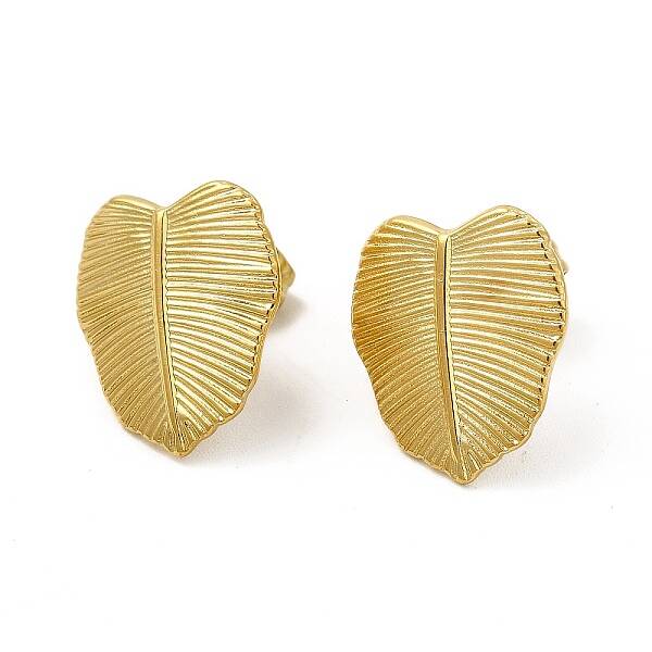 Ion Plating(IP) 304 Stainless Steel Stud Earrings for Women