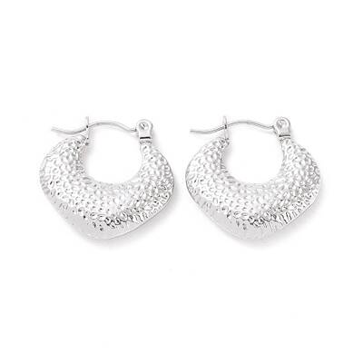 Non-Tarnish 304 Stainless Steel Hoop Earrings for Women