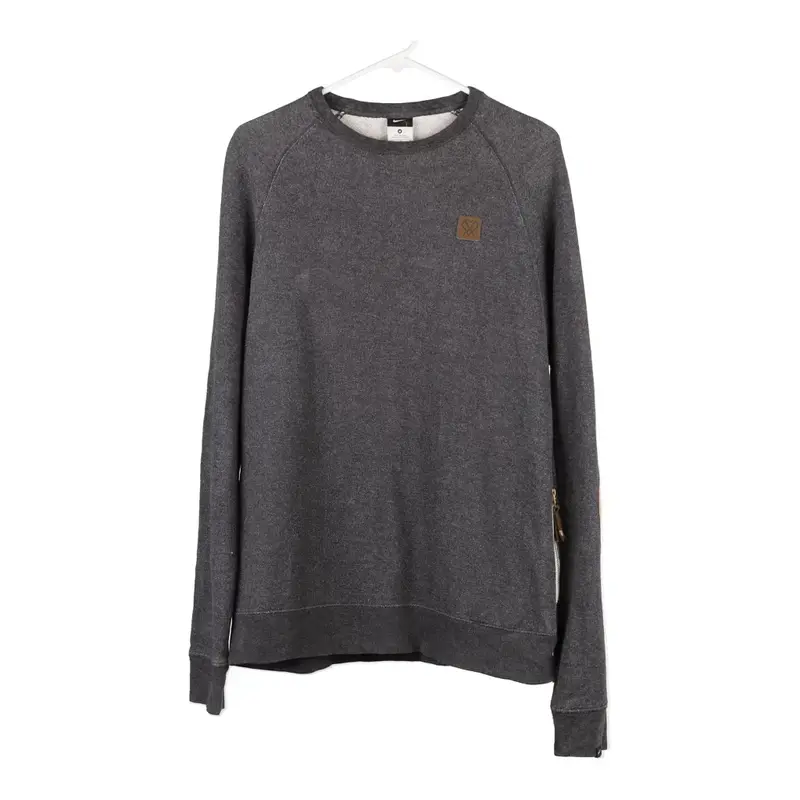 Nike Sweatshirt - Medium Grey Cotton Blend