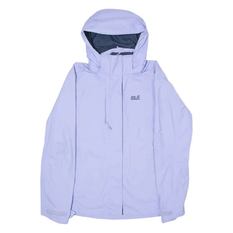 JACK WOLFSKIN Womens Jacket Purple Hooded UK 12