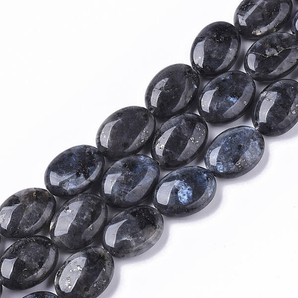 Natural Larvikite Beads Strands