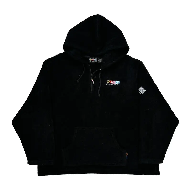 Nascar Graphic Hoodie - XL Black Polyester | Size: x-large