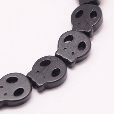 Skull Synthetic Turquoise Beads Strands