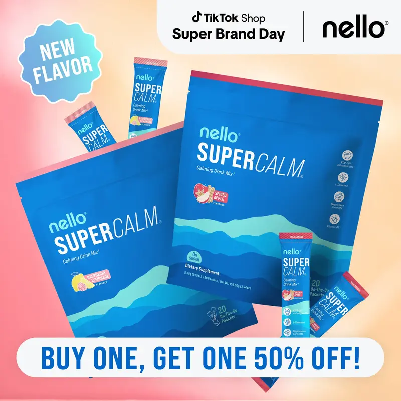 Supercalm Best Selling Flavors Bundle (2-Pack) :Calming Drink Mix with KSM-66 Ashwagandha, Vitamin D3, Magnesium & L-Theanine...
