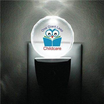 100 Custom Circle LED Night Light - Auto Sensor & UL Listed