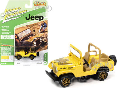 Jeep CJ-5 Sunshine Yellow with Golden Eagle Graphics \