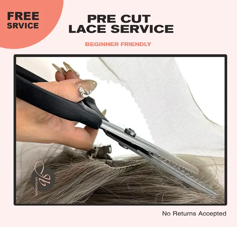 【ONLY THE SERVICE】JBEXTENSION Pre Cut Lace Wig Service