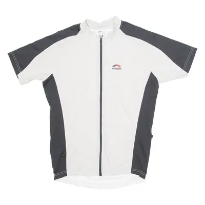 SKINFIT Cycling Mens Jersey Grey 1/4 Zip L