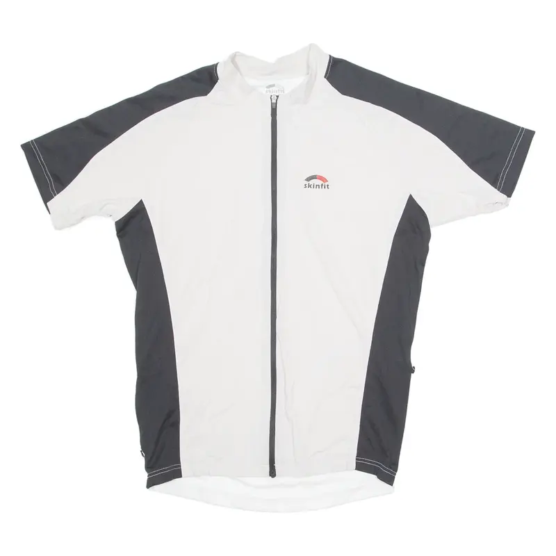 SKINFIT Cycling Mens Jersey Grey 1/4 Zip L