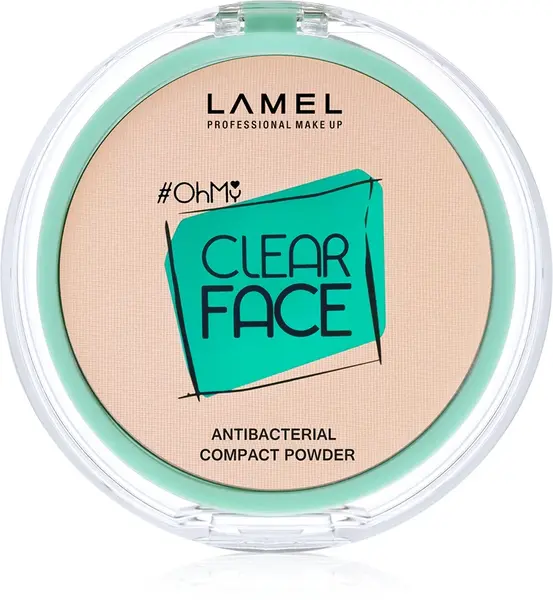 Lamel Oh my Clear Compact Powder With Antibacterial Ingredient Color 405 Sand Beige 6 G