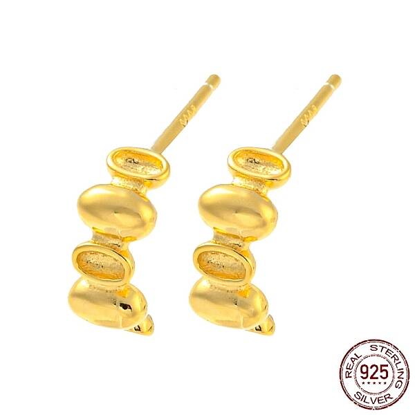925 Sterling Silver Stud Earring Findings