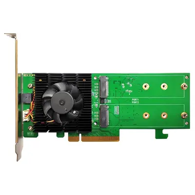 SSD7202 HighPoint HighPoint Solid State Drive7202 M.2 NVMe PCI Express 3.0 RAID Controller (Low-Profile, Bootable)
